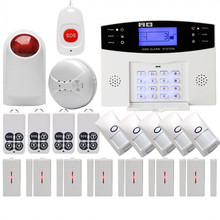 CS85FC GSMLCD 433 Wireless Home Anti Theft Alarm Security Smart Voice