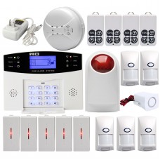 CS85-FE GSM-LCD 433 Wireless Home Security House Anti Theft Alarm Smart Voice   