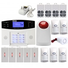 CS85-FG GSM-LCD 433 Wireless Home Anti Theft Alarm House Security Smart Voice   