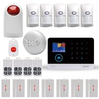 CS88-AA WIFI+GSM+RFID Smart Voice Home Anti-theft Alarm House Security 