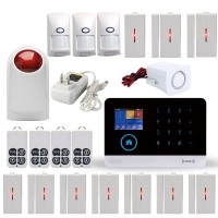 CS88-AB WIFI+GSM+RFID Smart Voice Home Anti-theft Alarm House Security 