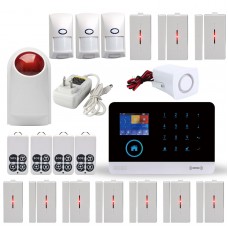 CS88-AB WIFI+GSM+RFID Smart Voice Home Anti-theft Alarm House Security 