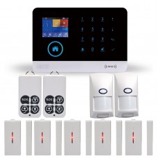 CS88-AD WIFI+GSM+RFID Smart Voice House Security Home Anti-theft Alarm 