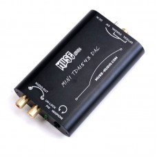 Mini TDA 1543 DAC Decoder Audio Converter Fiber Coaxial Signal Input to Analog RCA Output
