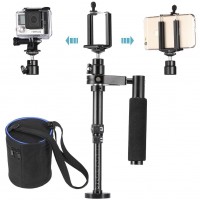 S100 Monopod Tripod 26-32cm Handheld Stabilizer for Smartphone and GoPro Camera