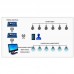 8 Channel WIFI Ethernet Wireless Relay Controller Card Spport Windows Mac OS