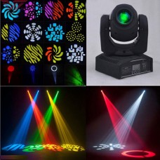 60W RGBW LED Moving Head Stage Light DMX-512 DJ Disco Party Club Stage Lighting