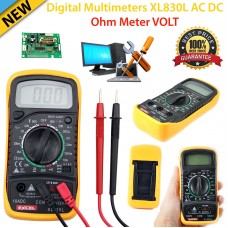 Accurate Digital LCD Voltmeter Multimeter Wide Range Tester Ammeter  AC DC