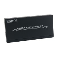 HDS-821P HDMI 2x1 Video Audio Video Division Multi-Viewer w/PIP Splitter for PC DVD Player to HDTV