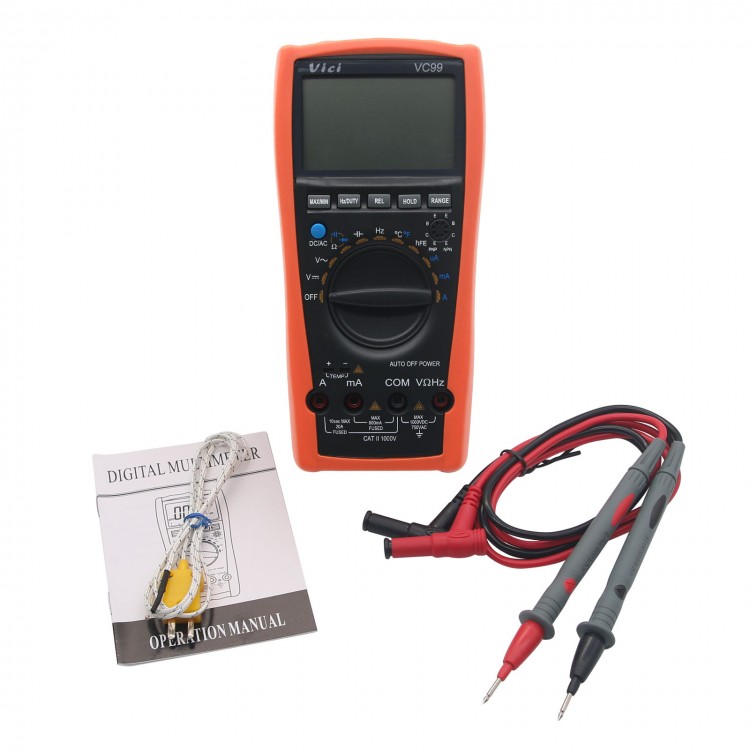 VICHY/VICI VC99 3 6/7 Auto Range Digital Multimeter Ammeter Voltmeter ...