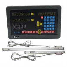 SINPO 2 Axis Digital Readout DRO Kit with Linear Scales for Milling Machine