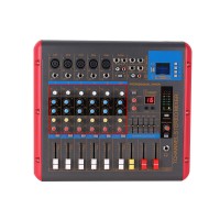 6 Channel Bluetooth Professional Mixing Amplifier Amp Audio Powered Mixer Power PMR706