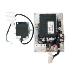 CURTIS Programmable DC SepEx Motor Controller Assemblage 1266A-5201 36V/48V with Foot Pedal Installation Kit 