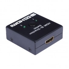 2x1 4K 1080P HUB 3D HDMI Bi-direction Switch for HD TV PC PS3 DVD  