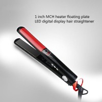 Hair Straightener Hair Styler MCH Heater Floating Plate Hard Titanium LED Digital Display 