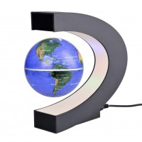 Magnetic Floating Globe Levitation Anti Gravity Globe World Map LED Light 