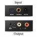 Black Digital to Analog Audio Converter Headphone Port for Audio Switching  