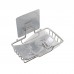 5PCS Strong Suction Bath Wall Mounted Soap Dish Cap Case Holder Buckle Stainless Steel 