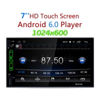 Car FM/AM Radio Android MP5 Player GPS Navigation WiFi Rear View Reverse 1024x600 7" Touch Screen  