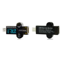 5 Bit Fever Version USB Security Tester Capacity Detector Current Voltage Tester OLED Charger  