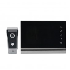 7" Color Video Intercom System Monitor Kit IR Night Vision Camera Doorbell for Apartments 