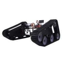 Open Source Caterpillar Car Chassis Robot Chassis Metal Robot Crawler Tracked Vehicle