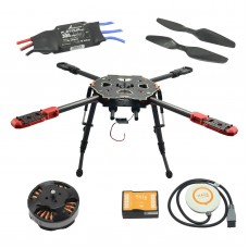 Tarot 650 Sport Quadcopter TL65S01 with Naza V2(GPS) & Tarot 4006 Motor & 30A ESC & Propeller for FPV Photography