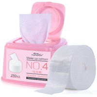 250PCS Cosmetic Cotton Pads Facial Tissue Cleaning Pad Makeup Remover Wipes Nail Polish Remover 