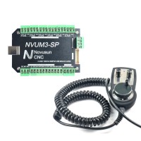 NVUM3-SP USBMACH3 Board Card 3 Axis Controller + MPG02 Pulse Generator Handwheel  