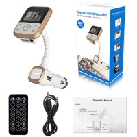 Bluetooth Car Kit FM Transmitter MP3 Player Handsfree Wireless Radio Adapter USB Charger