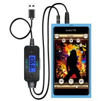 FM-185 FM Transmitter Mobile Charger Car MP3 Player 3.5mm Music Adapter