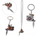 Portable Mini Tattoo Machine Tattoo Supply Gun Keychain Necklace Pendant Decor L 