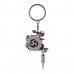 Portable Mini Tattoo Machine Tattoo Supply Gun Keychain Necklace Pendant Decor L 