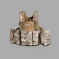 Tactical Vest Molle Combat Assault Plate Carrier Vest Tactical & Duty Gear -CP