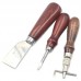 Leather Craft Punch Tools Kit Stitching Carving Working Sewing Saddle Groover