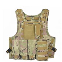 Camouflage Hunting Military Tactical Vest Waistcoat Combat Assault Plate Carrier Vest 