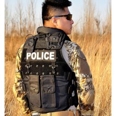 Military Men POLICE SWAT Tactical Vest Jacket CS/Hunting Paintballs Outerwear