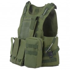 Amphibious Tactical Military Molle Waistcoat Combat Assault Plate Carrier Vest