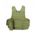 Tactical Molle Plate Carrier Combat Vest Magazine Pouch Military Hunting Tan