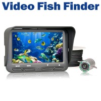 720P Underwater Ice Video Fishing Camera 4.3" LCD Monitor Night Vision Camera 30m Visual Fish Finder
