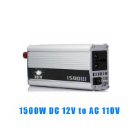 1500W DC 12V to AC 110V Car Power Inverter Charger Converter Adapter Modified Sine Wave