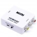 Mini 1080P HDMI to RCA Audio Video AV CVBS Adapter HD MINI HDMI2AV Converter BOX for TV PC PS3 VCR DVD PAL