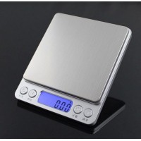 500g 0.01  Portable Mini Electronic Digital Scales Pocket Case Postal with 2 Trays
