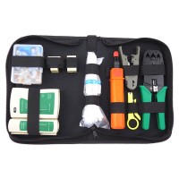 11 in 1 Network Computer Maintenance Repair Tool Cable Tester Screwdriver Crimper Pliers Kit