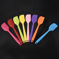 Silica Gel Cream Spatula Stir Scraper Baking Pastry Dessert Tools for Cakes Silicone Mold Knife 