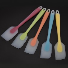 Silica Gel Cake Cream Scraper Knife Spatula Transparent Heat Resistance Silicone Baking Tool