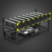 Veddha 8 GPU Minercase V3C Aluminum Stackable Mining Rig Open Air Frame Case