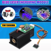 15000mw 445-450nm Blue Laser Engraving Module DIY Carving Module