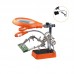 LED Desktop Magnifier Auxiliary Clamp Alligator Clip Stand 5 LED Lights Magnifying Glass for Soldering Repair Tool