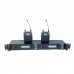 Dual Channel UHF Wireless In Ear Monitor System Transmitter Receiver for Stage Performance 150M 